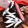 Мультитул Victorinox Swisschamp 91мм / 33предметов / червоний (1.6795): Кількість функцій 33
