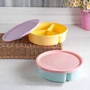 Емкость для хранения BAGER P White/Pink круглая 3x400 мл (BG-393 P): Тип Контейнеры для продуктов