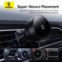 Держатель Baseus Car Holder MagPro Series Magnetic Wireless Charg Car Air Vent 15W Black (C40164100121-00) фото 10