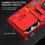 Чехол для телефонов Mobile Case Camshield Army Ring Red for Xiaomi Redmi Note 13 4G: Материал TPU (термополиуретан) и поликарбонат