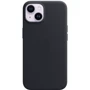 Чохол для iPhone Apple for iPhone 14 Leather Case with MagSafe Midnight (MPP43) : Колір синий