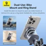Держатель Baseus Bike Mount Holder PrimeTrip Stick-on Black (C40569001121-00) for Apple iPhone 16 I 15 I 14 I 13 I 12 series фото 9