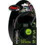 Поводок-рулетка Flexi Black Design S до 12 кг 5 м чорний (4000498033302): Тип шнура трос