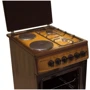 Плита комбінована Milano ML50 E22 Brown: Кількість газових конфорок 2