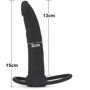 Насадка для двойного проникновения LoveToy Anal Indulgence Collection Silicone Fantasy Double Prober