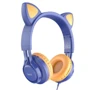 Наушники Hoco W36 Cat Ear 3.5mm Midnight Blue