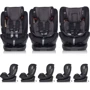 Автокресло EasyGo Convert izofix 0-36 9024-ECis-13 Iron, черный: Цвет черный