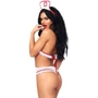 Костюм непослушной медсестры Leg Avenue Roleplay Naughty Nurse OS White/Red