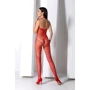 Бодистокинг с плетением на животике Passion BS100 One Size red
