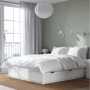 Каркас кровати с ящиками ІКЕА NORDLI 140х200 см (403.498.47) фото 2