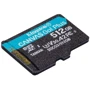 Карта памяти Kingston 512GB microSDXC Class 10 UHS-I U3 V30 A2 Canvas Go Plus + adapter (SDCG3/512GB): Класс карты A2, V30, U3, UHS-I, Class 10