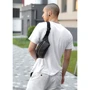 Сумка чоловіча Sambag Tirso BTS чорна (81333001m): Фактура Матовая, Гладкая