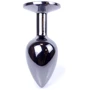 Анальная пробка BOSS of TOYS Boss Series - Jewellery Dark Silver PLUG Dark Blue S (BS6400032)