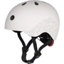 Шлем детский Scoot and Ride Светло-серый с фонариком 45-51см (SR-210225-ASH) фото 6