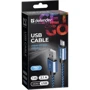 Кабель Defender PRO USB Cable to microUSB 1m Blue (87805): Длина 1 м
