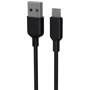 Кабель T-PHOX USB Cable to microUSB Fast 3A 1.2m Black (T-M829 Black): Тип USB Cable - microUSB