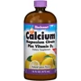 Bluebonnet Nutrition Calcium Magnesium Citrate + Vitamin D3, Natural Lemon Flavor, 16 oz (472 ml) (BLB0688)