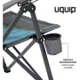 Крісло розкладне Uquip Becky Blue / Grey (244026): Матеріал каркаса сталь