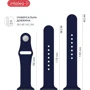Аксессуар для Watch Intaleo Silicone Strap Dark blue for Apple Watch 42/44mm фото 6
