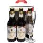 Подарочный набор пива Radeberger светлое фильтрованное 4.8% 5х0.33 л + бокал 0.2 л (4053400184043): Объем, л 1.65