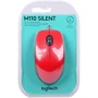 Мышь Logitech M110 Silent (910-005489) Red: Интерфейс подключения USB