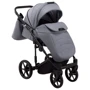 Коляска 2 в 1 Adamex Porto Light Tip TK-60 Темно-сірий (625703): Матеріал коліс резина (надувные)