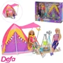 Кукла Defa Lucy Go Camping шарнирная, палатка, щенок 30 см (8498)