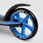 Самокат двухколесный Best Scooter с PU колесами, амортизатором, широким рулем, зажимом для руля Black/Blue (74314): Максимальная допустимая нагрузка, кг 100