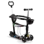 Самокат Best Scooter с защитным бампером черный (S 8466)