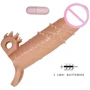 Удлиняющая насадка с вибростимуляцией Pretty Love - Penis Sleeve Connor (BI-026245)