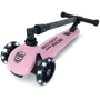 Самокат Scoot&Ride серии Highwaykick-3 со светящимися колесами пастельно-розовый, 3-6 лет/50кг (SR-96346): Тип колес литые