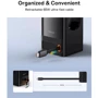 Зарядное устройство Baseus Wall Charger 2AC+USB+USB-C PowerCombo PowerStrip Retractable-C 65W Black (PSLR000301): Количество USB-портов 2