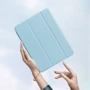 Аксессуар для iPad WIWU Protective Case with Pencil holder Light Blue for iPad 10.2" 2019-2021/iPad Air 2019/Pro 10.5": Материал полиуретан