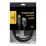Кабель и переходник Cablexpert DisplayPort - VGA (M/M), 1.8 м (CCP-DPM-VGAM-6): Длина кабеля, м 1.8