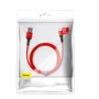 Кабель Baseus USB Cable to Lightning Halo Data 2.4A 25cm Red (CALGH-D09) фото 4