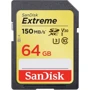 Карта памяти SanDisk 64GB SDXC Class 10 UHS-I U3 V30 Extreme (SDSDXV6-064G-GNCIN)