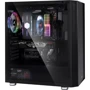 Корпус Zalman R2 Black RGB Glass: Материал передней панели пластик