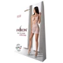 Ажурное мини-платье на тонких бретелях Passion BS096 One Size, white