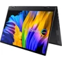 Ноутбук ASUS Zenbook 14 Flip OLED UN5401QA (UN5401QA-KN187W): Тип экрана глянец