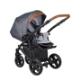 Универсальная коляска 2 в 1 Coletto Modena 9023-CMO-02, 02, серый/коричневый: Тип коляски Универсальная коляска (2-в-1)