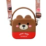 Сумка PRC на плечо Bear Love 12x14x4 red