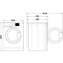 Стиральная машина Whirlpool FFWDB 964369 SV EE: Класс стирки A