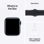 Apple Watch SE 2 2023 40mm GPS Midnight Aluminum Case with Midnight Sport Band - M/L (MR9Y3) UA фото 8