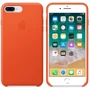Чехол для iPhone Apple Leather Case Bright Orange (MRGD2) for iPhone 8 Plus/iPhone 7 Plus: Материалы кожа