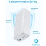 Внешний аккумулятор Anker Power Bank 40000mAh 347 30W White (A1377): Емкость батареи, мАч 40000