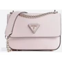 Женская сумка кросс боди GUESS ECO ELEMENTS CNVRTBL XBDY FLAP бежево-розовая (HWEVG876721-LTR)