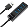 Адаптер Vinga Adapter USB to 4xUSB3.0 Black (VHA3A4)
