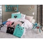 Комплект постільної білизни Hobby Poplin Love Cats поплін євро рожевий (44576_2,0)