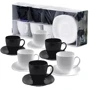 Чайный cервиз Luminarc Carine Black/White 12 предметов (D2371): Объем чашки 220 мл