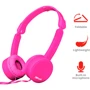 Наушники Trust Nano Foldable Headphones Pink: Тип конструкции накладные